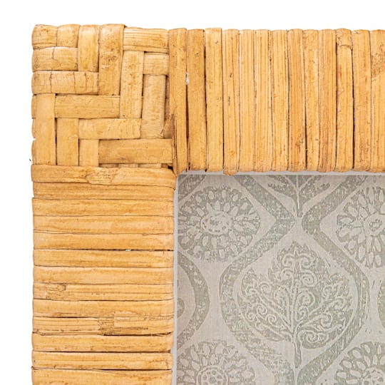 Hello Honey® Natural Handwoven Rattan Photo Frame